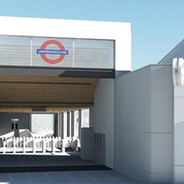 CGI image of Leyton Station